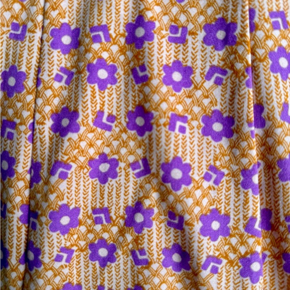 Floral Spaghetti Strap Maxi Dress -‎ Purple and Orange - Picture 8 of 10